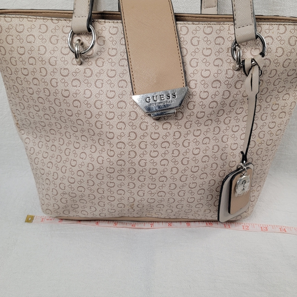 Guess Beige Tote Bag - Picture 12 of 15
